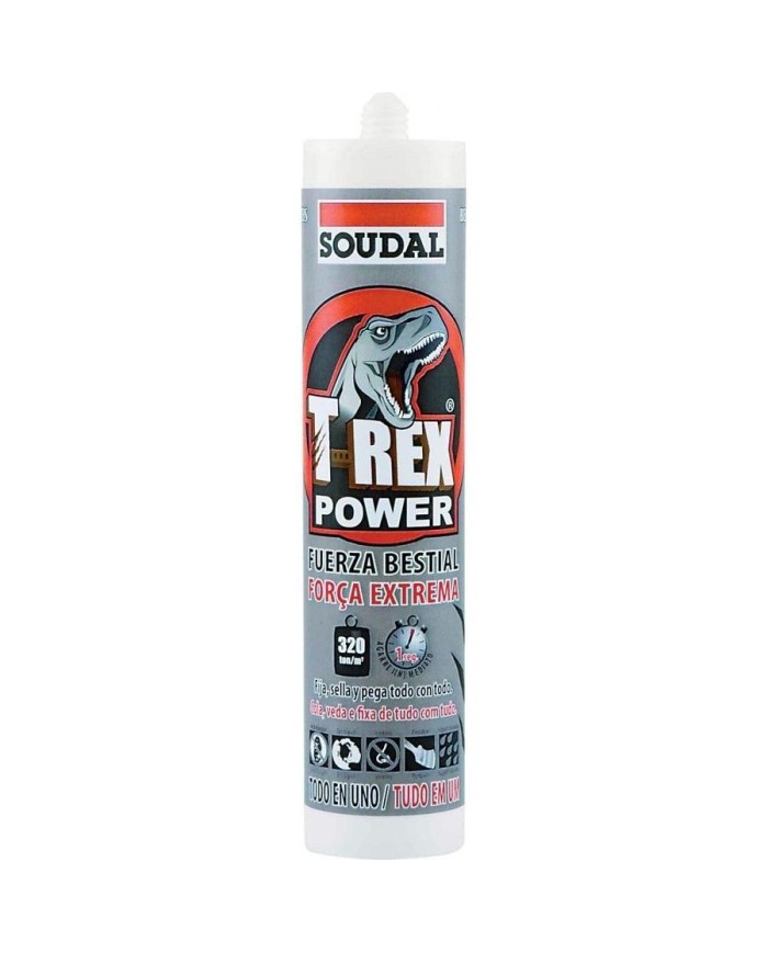 ADHESIVO T-REX POWER BLANCO 290ML. SOUDAL