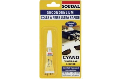 PEGAMENTO CIANOCRILATO SOUDAL  3 GRS.