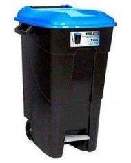 CONTENEDOR TAYG AZUL C/RU+PEDAL  80LTS.