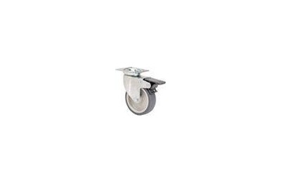 RUEDA GIRATORIA TW0237 401-050-3 GRIS CON FRENO