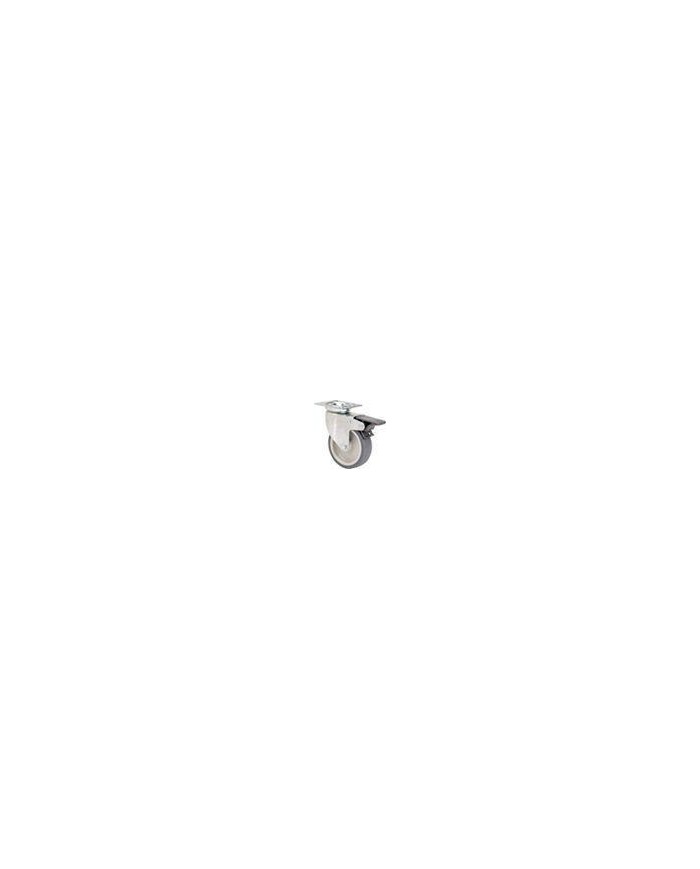RUEDA GIRATORIA TW0237 401-050-3 GRIS CON FRENO