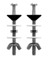 TORNILLOS CIS PLASTICO ASIENTO INODORO (JUEGO)