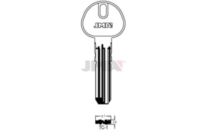 LLAVES BRUTO SEGURIDAD TC-1      LATON
