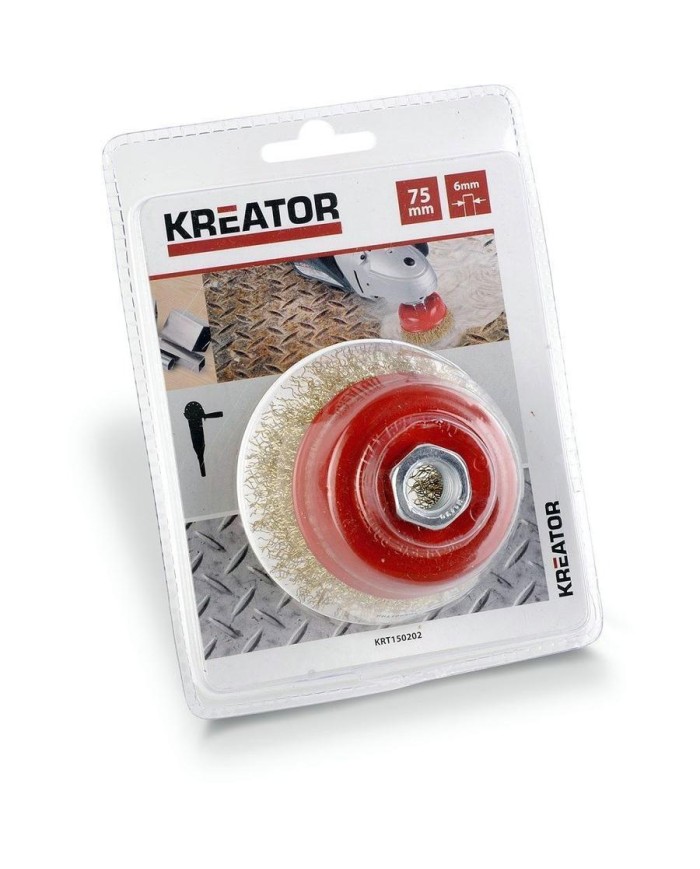 CEPILLO TAZA KREATOR KRT150202 (75 MM) ROSCA 14MM