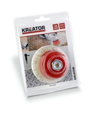 CEPILLO TAZA KREATOR KRT150203 TRENZAZDO (75 MM) ROSCA 14 MM