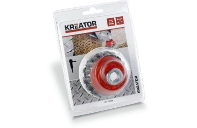 CEPILLO TAZA KREATOR KRT150203 TRENZAZDO (75 MM) ROSCA 14 MM