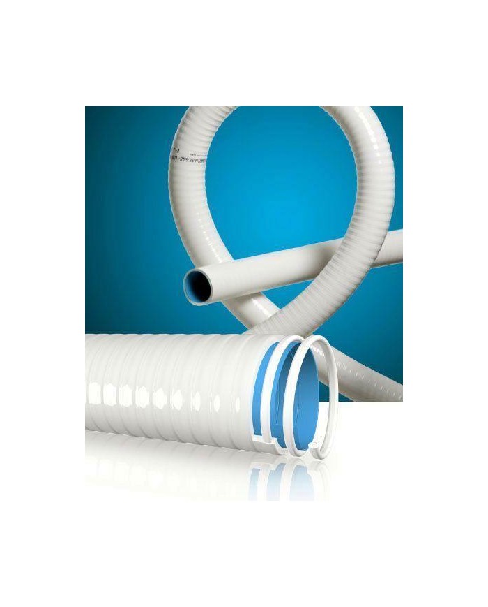 MANGUERA HIDROTUBO BLANCO 16X20 R/25MTS.
