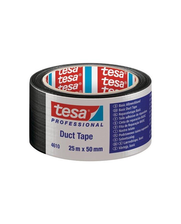 CINTA AMERICANA TESA NEGRA 50MM (ROLLO 25MTS)