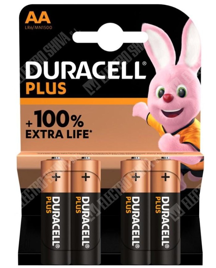 PILA DURACELL PLUS AA LR06 K4