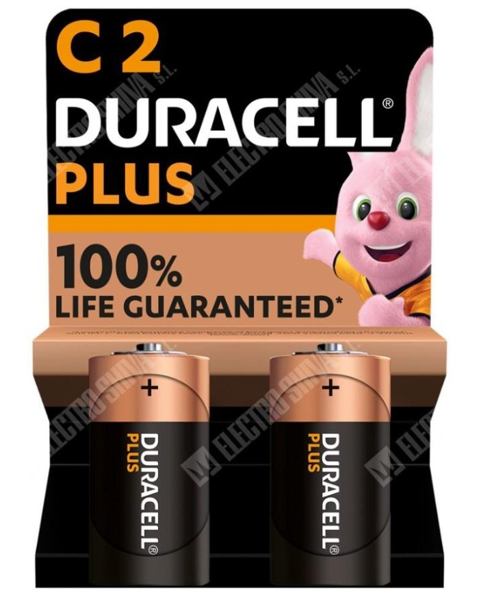 PILA DURACELL PLUS C LR14 K2