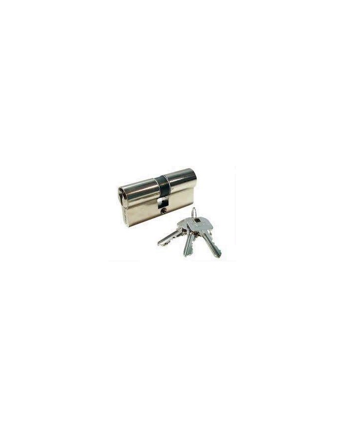 CILINDRO YALE NIQUELADO 70 MM. LEVA LARGA 35X35 LLAVES IGUALES 39318J