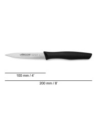CUCHILLO ARCOS MOD.NOVA NEGRO MONDADOR 188400 80 MM.