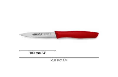 CUCHILLO ARCOS MOD.NOVA ROJO MONDADOR  188622 100 MM.