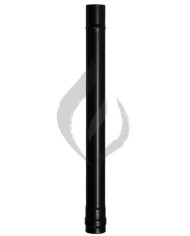TUBO ESTUFA VITRIFICADO NEGRO 200 MM.