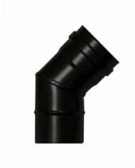 CODO ESTUFA VITRIFICADO PELLET 80MM. 45º