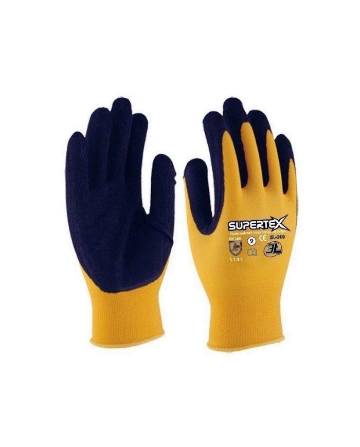 GUANTES LATEX SUPERTEX T- 7 SL010 12UDS.