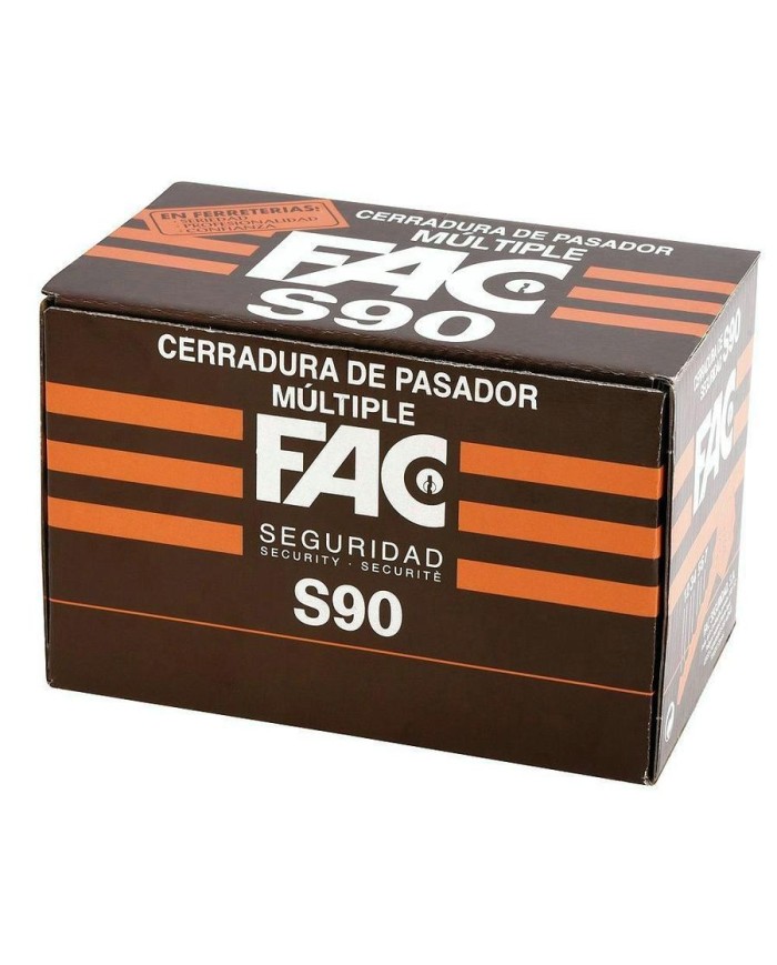 CERRADURA FAC SEGURIDAD-90 CROMADA DERECHA