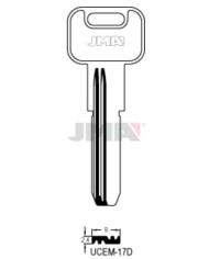 LLAVES BRUTO SEGURIDAD UCEM-22D  LATON