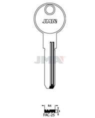 LLAVES BRUTO SEGURIDAD FAC-25    LATON