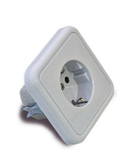 BASE ENCHUFE EMPOTRAR 10-A HABITAT 9123