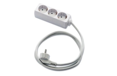 BASE MULTIPLE 3 TOMAS T.T. CABLE 1'5M.