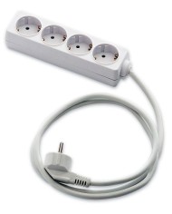 BASE MULTIPLE 4 TOMAS T.T. CABLE 1'5M.