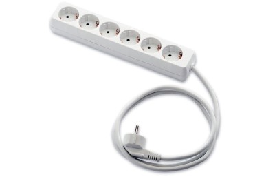BASE MULTIPLE 6 TOMAS T.T. CABLE 1'5M.