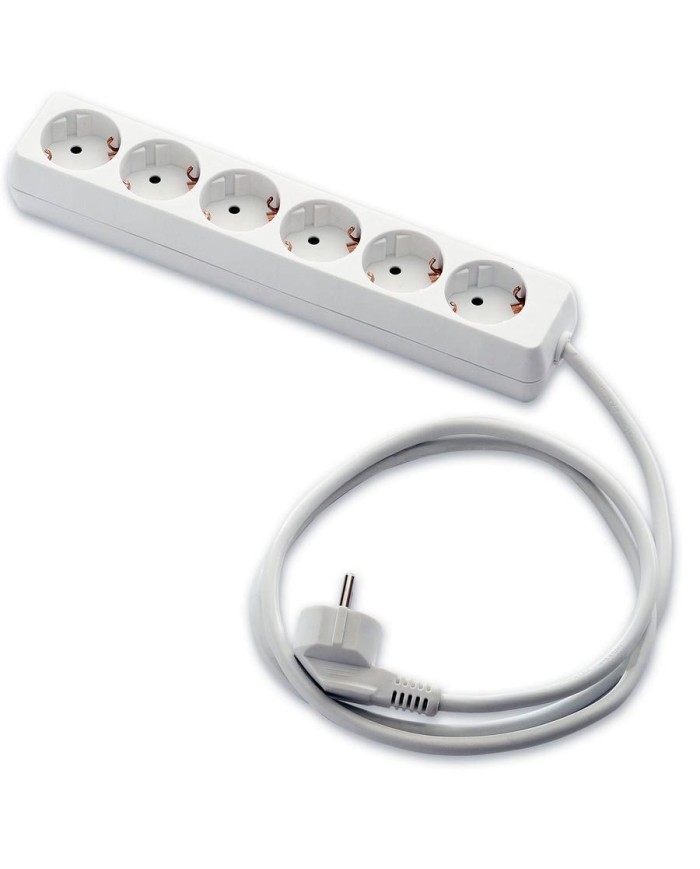 BASE MULTIPLE 6 TOMAS T.T. CABLE 1'5M.