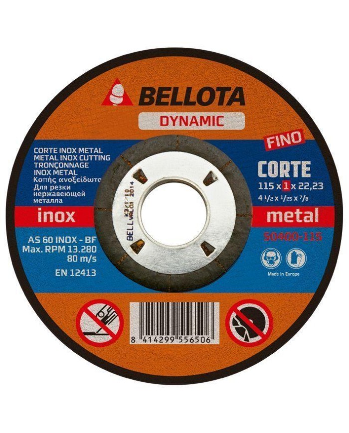 DISCO BELLOTA CORTE HIERRO 50400-115 1MM