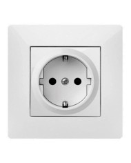 BASE ENCHUFE EMPOTRAR 10-A HABITAT 9123