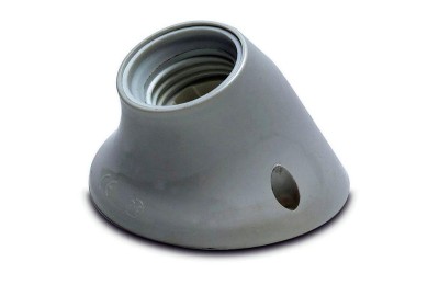 PORTALAMPARAS ZOCALO CURVO E-27 REF.178