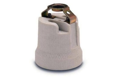 PORTALAMPARAS CERAMICO E-27 M-10X100 122