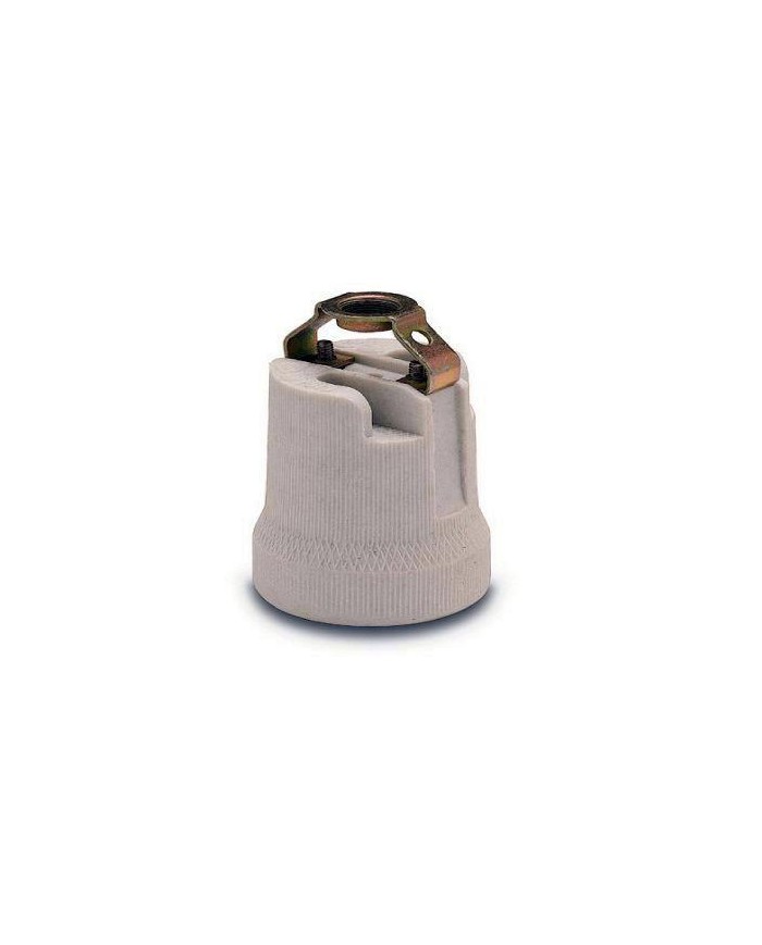 PORTALAMPARAS CERAMICO E-27 M-10X100 122