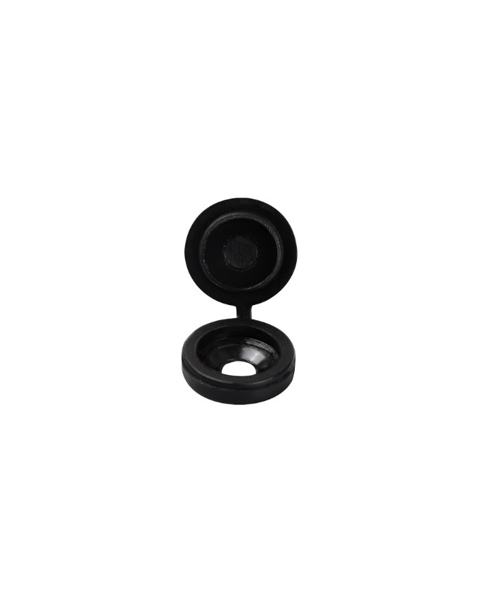 EMBELLECEDOR PLASTICO TORNILLO NEGRO   (BOLSA 100 UDS).