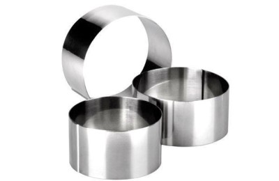 ARO EMPLATAR IBILI INOX.  8X4,5 CMS.
