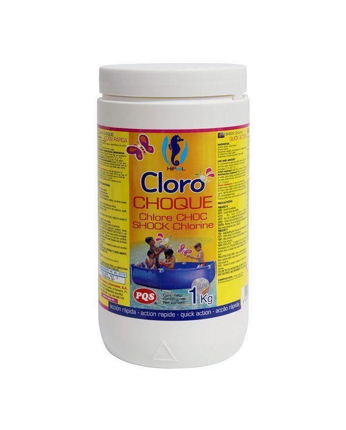 CLORO PQS HIP CHOQUE GRANO (BT. 1 KG.)