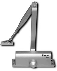 CIERRAPUERTAS LINCE CPA23N SIN RETENEDOR NEGRO (PUERTAS 40 KG).