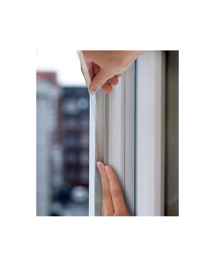 BURLETE TESA SILICONA TRANSPARENTE 9MMX6MTS.