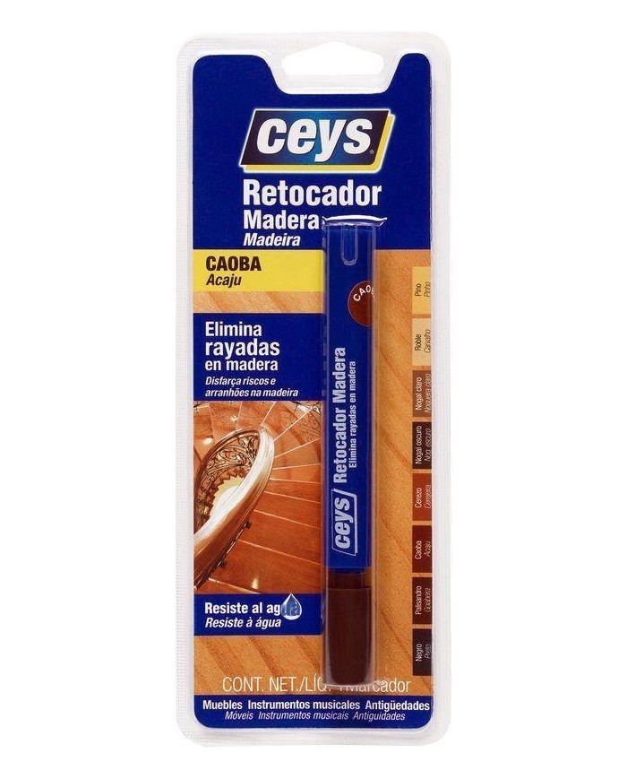 RETOCADOR ROTULADOR MADERA CAOBA CEYS