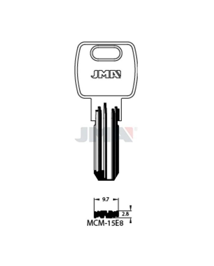 LLAVES BRUTO SEGURIDAD MCM-15E8  LATON