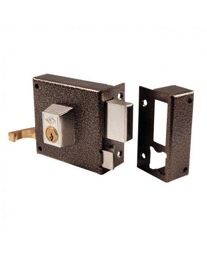 CERRADURA CVL ESMALTADA 1125AR-10 IZQUIERDA CILINDRO REDONDO