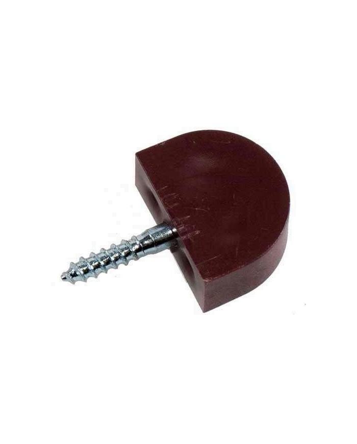 SOPORTE VITRINA PLASTICO MARRON PEQUEÑO 100UND.