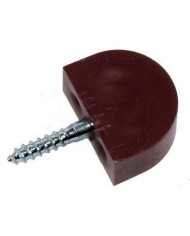 SOPORTE VITRINA PLASTICO MARRON PEQUEÑO 100UND.