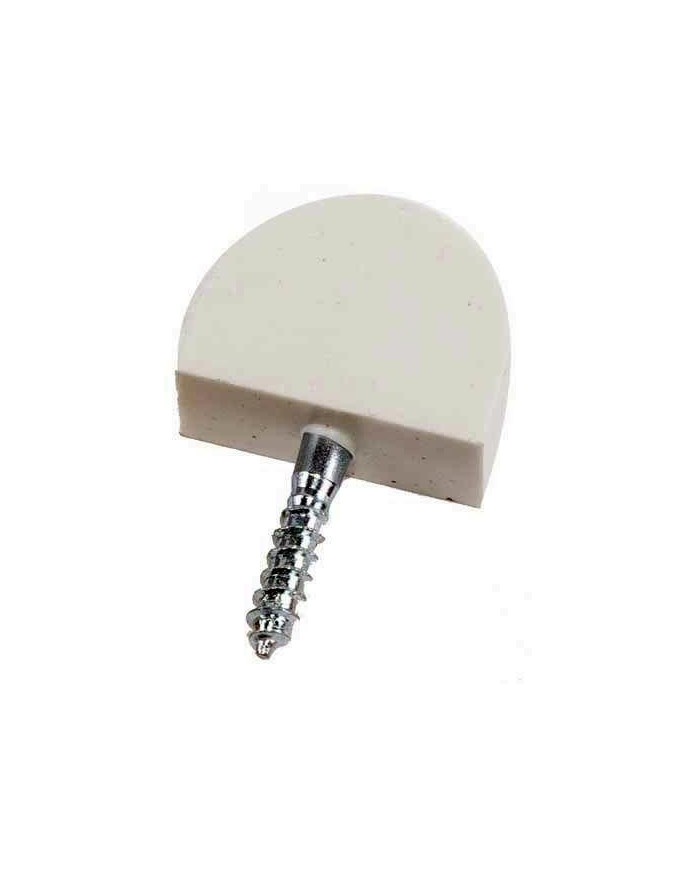 SOPORTE VITRINA PLASTICO BLANCO PEQUEÑO 100UNID.