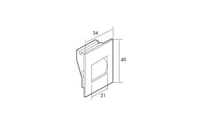 PASACINTAS PERSIANA C-20 COMPACTO PVC