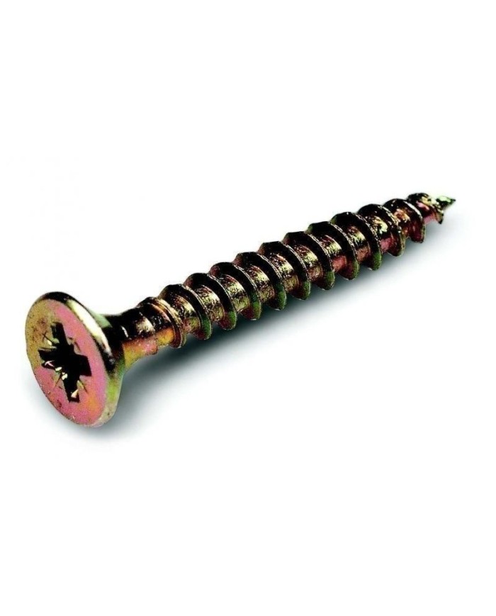 TORNILLO POZI BICROMATADO 4,5X16 BLISTER 22 UND. BUARFE