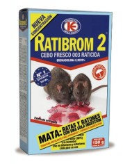 RATICIDA RATIBROM-2 CEBO FRESCO 150 GRS.