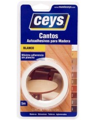 CANTO ADHESIVO CEYS NEGRO ROLLO 5MTS.
