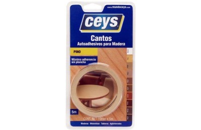 CANTO ADHESIVO CEYS PINO ROLLO 5MTS.