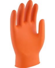 GUANTES NITRILO T-XL POWER NEGRO SANTEX CAJA 50UDS.